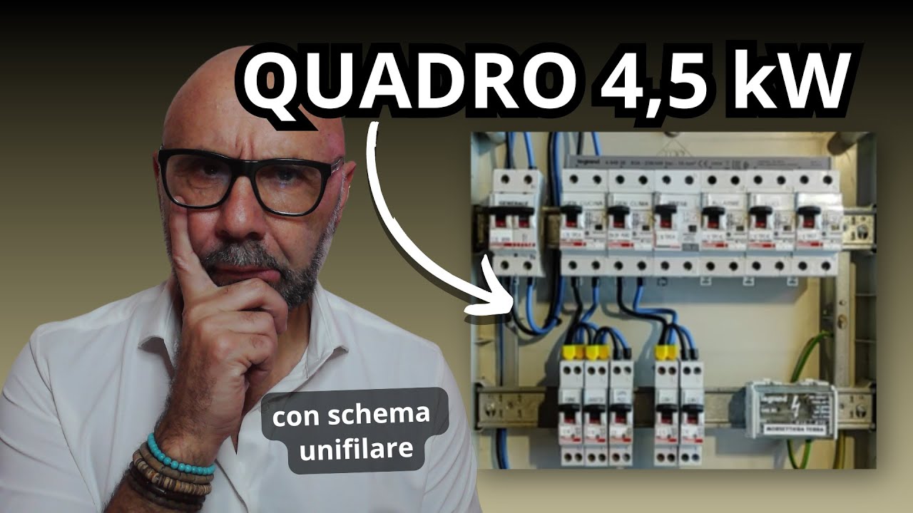 22.1 - Impianti elettrici, modifica quadro elettrico da 3 kW a 4,5 kW, evita scatti contatore