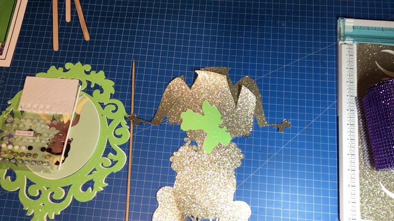 DIY with Cricut design space Princess Tiana Centerpieces