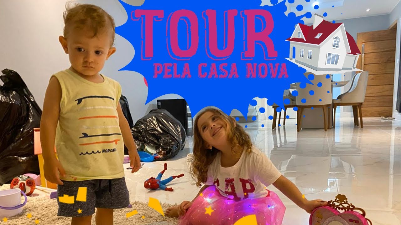 Tour pela nossa casa nova