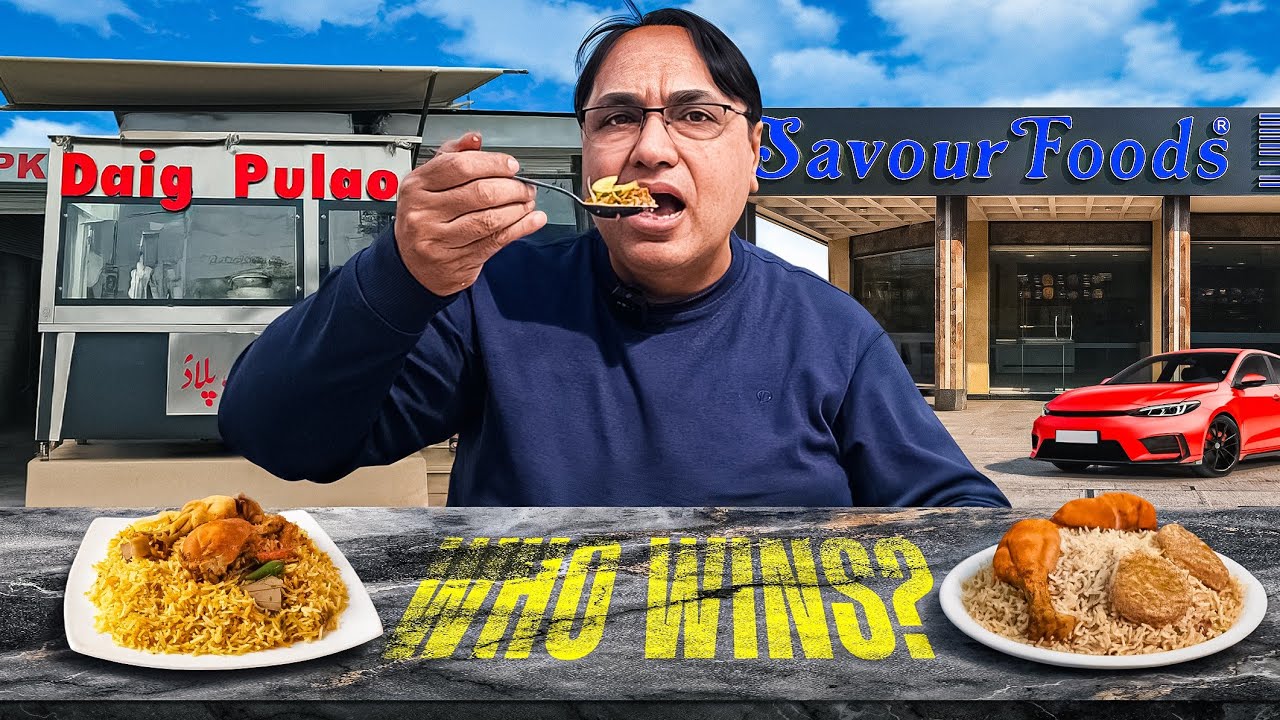 FAMOUS VS LOCAL STREET-STYLE PULAO | TASTE WAR | #savourfood #streetfood 
