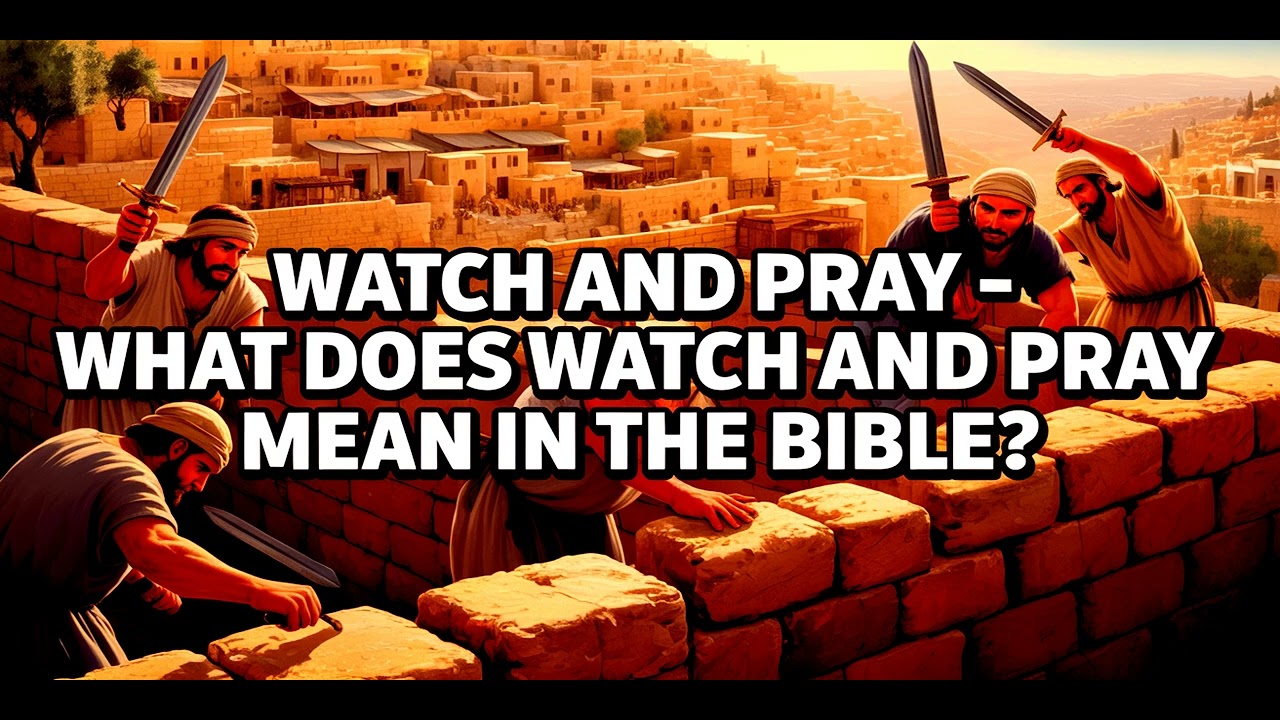WATCH and PRAY | What DOES Watch and Pray Mean in the BIBLE