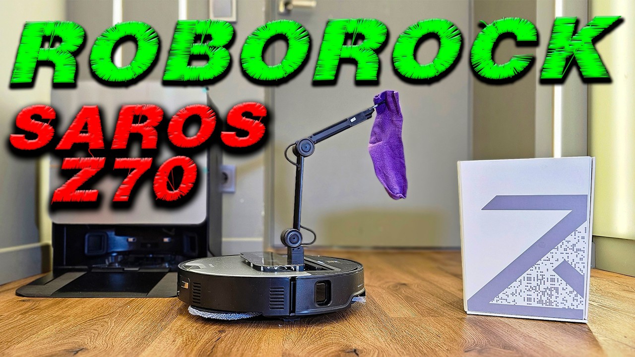 Roborock Saros Z70 Самый продвинутый Робот-пылесос со станцией самоочистки