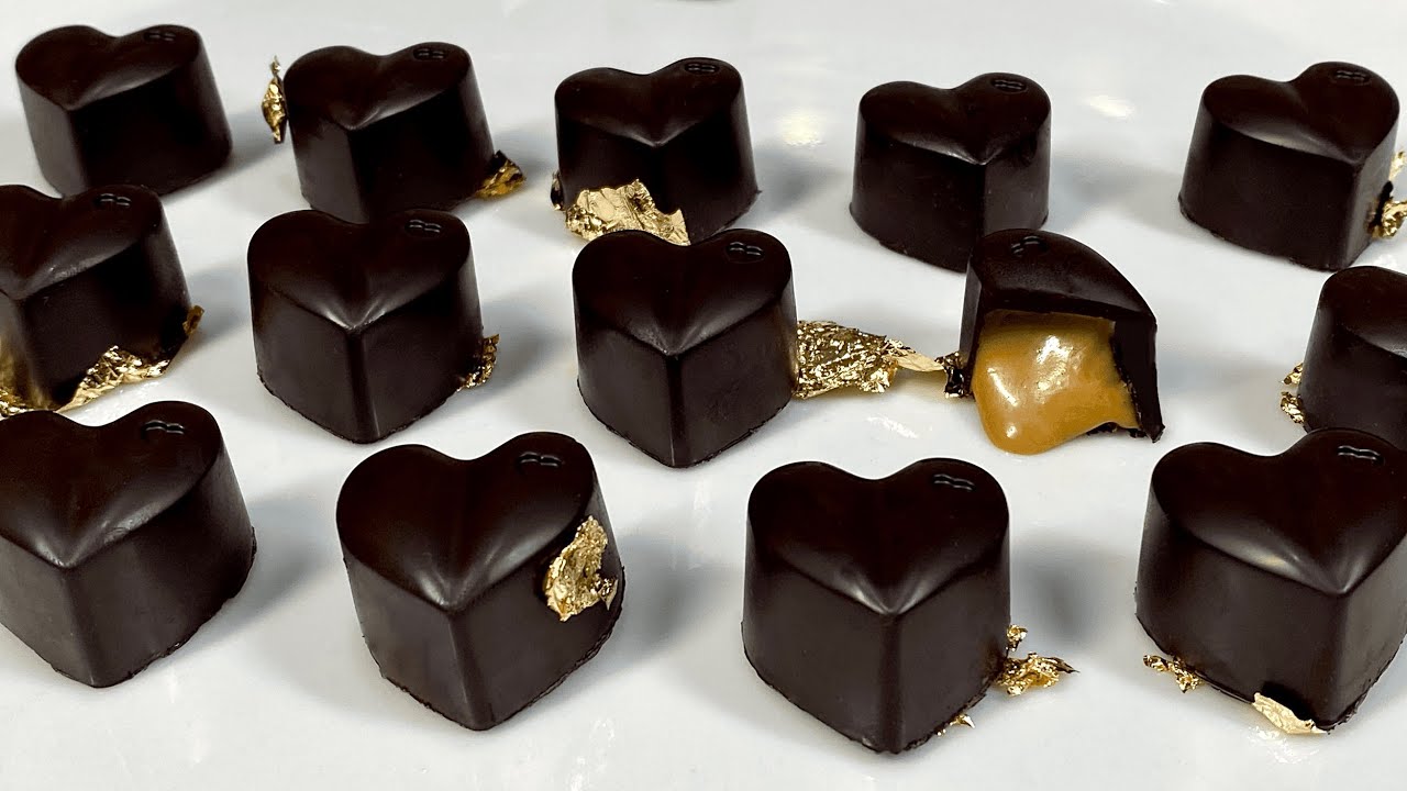 CIOCCOLATINI  RIPIENI di CARAMELLO SALATO MONTATO