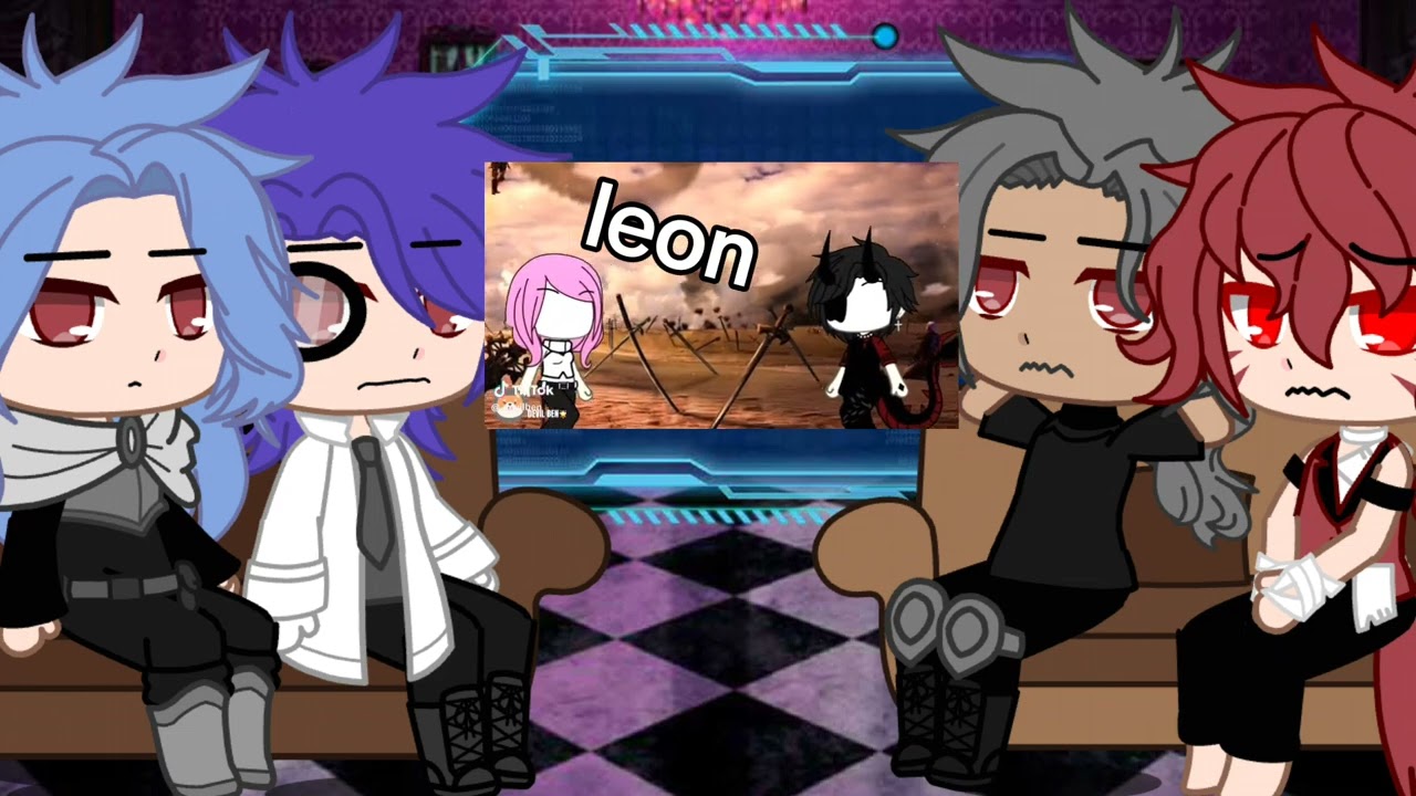 dark fall react to leon as random gacha tiktoks (ultima parte?)