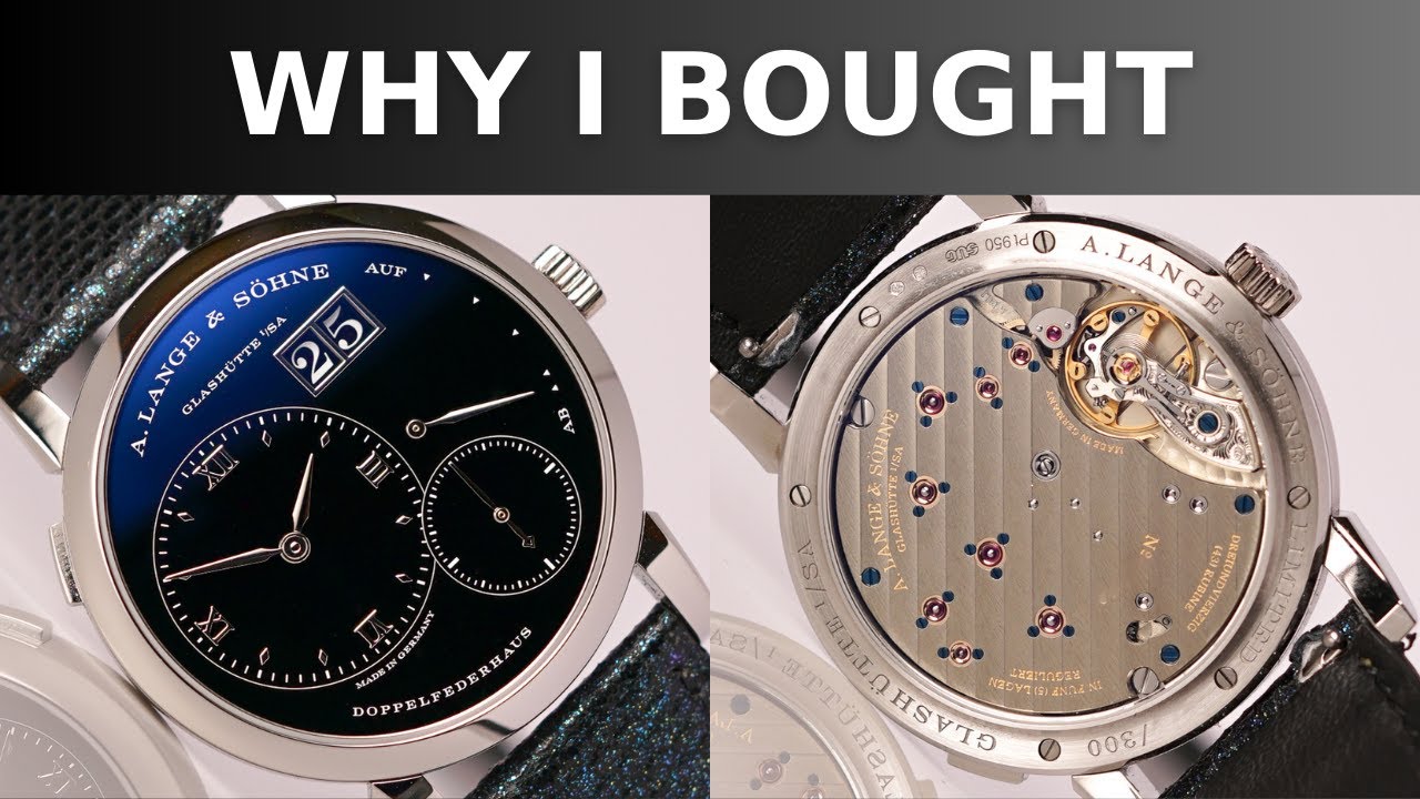 Why I Bought The Lange 1 Onyx - New Watch Alert Ep.1