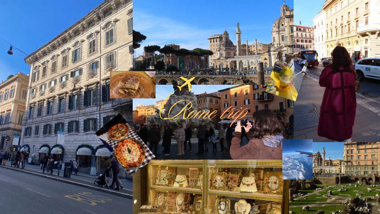 Let’s travel to Rome ✈️ Thrifting, sight seeing and having fun 💋