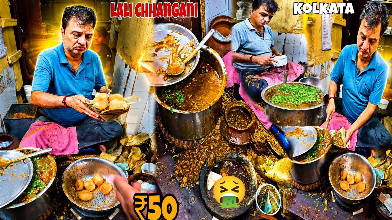Very Popular Man Of Kolkata Lali Chhangani Club Kachori | ₹50/- ONLY | Indian Street Food |