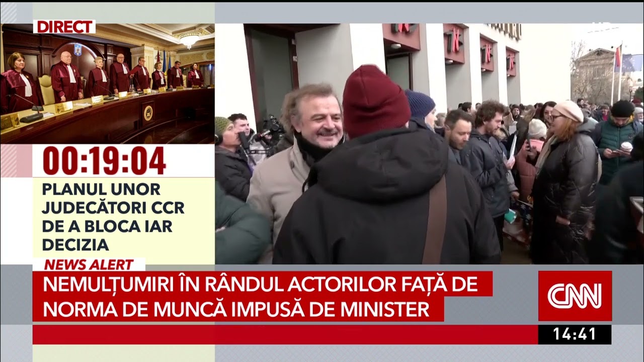 Actorii protestează din cauza măririi normei de muncă la opt ore pe zi