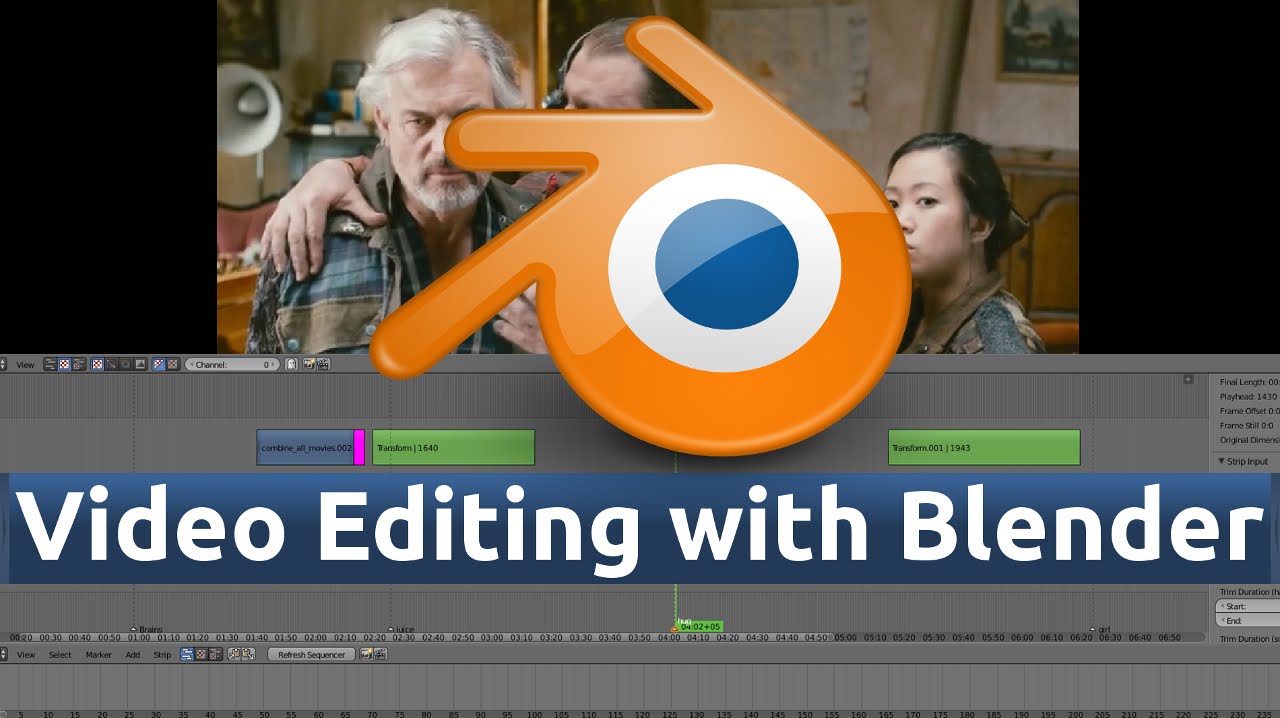 19 - Blender Video Editing (Pan & Scan | Convert Letterbox to HDTV Full Frame | Jump Keyframes)