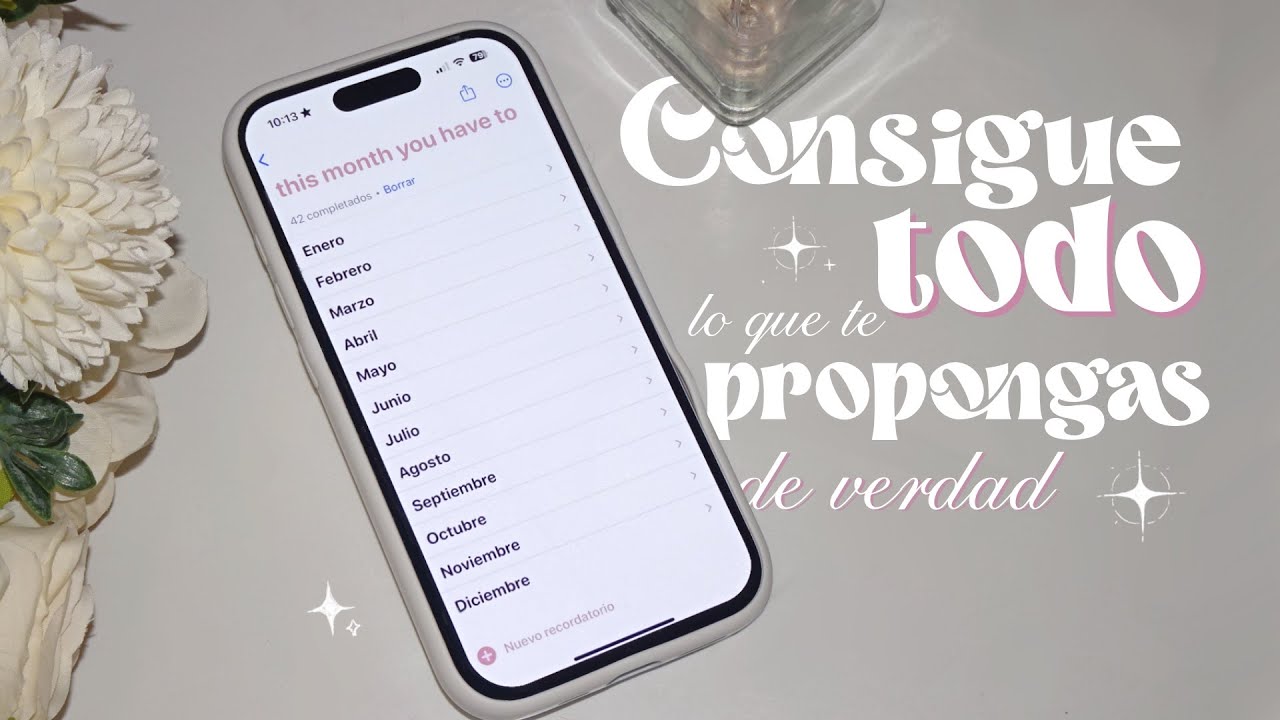 EL SISTEMA para CUMPLIR todos tus OBJETIVOS 💫 | Como usar recordatorios de apple