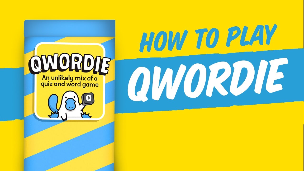 How to play: Qwordie - The Part Quiz, Part Word Game
