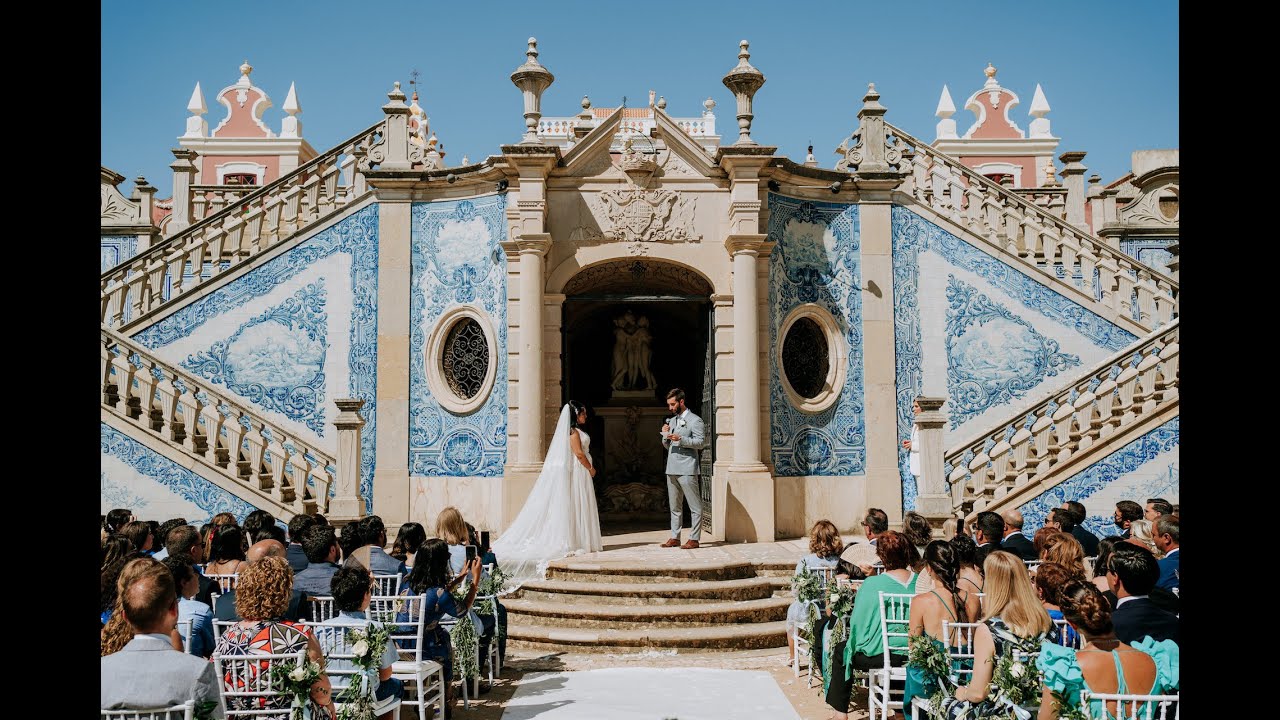 Pousada Palacio de Estoi Wedding || Algarve Destination Wedding || Portugal