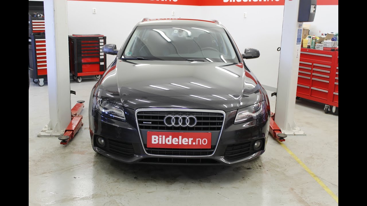 Audi A4: Hvordan bytte bremser bak med elektronisk parkeringsbrems 2008 til 2015 mod.(B8)