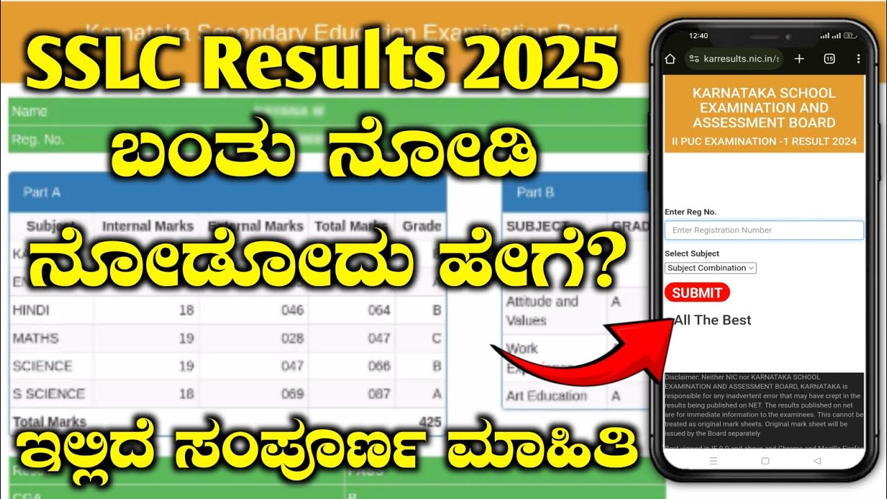 How to check SSLC Result 2025, SSLC Results 2025 Announced, SSLC ರಿಸಲ್ಟ್ ಬಂತು check ಮಾಡೋದು ಹೇಗೆ?