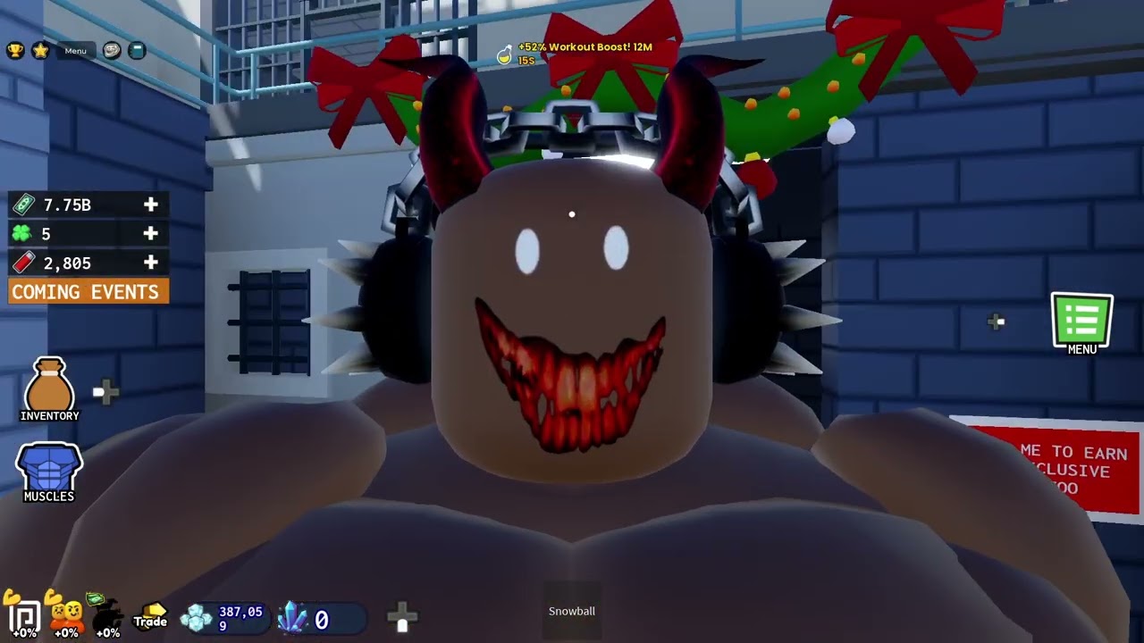 Roblox Prison Pump Prestige 135 beating Lucifer 