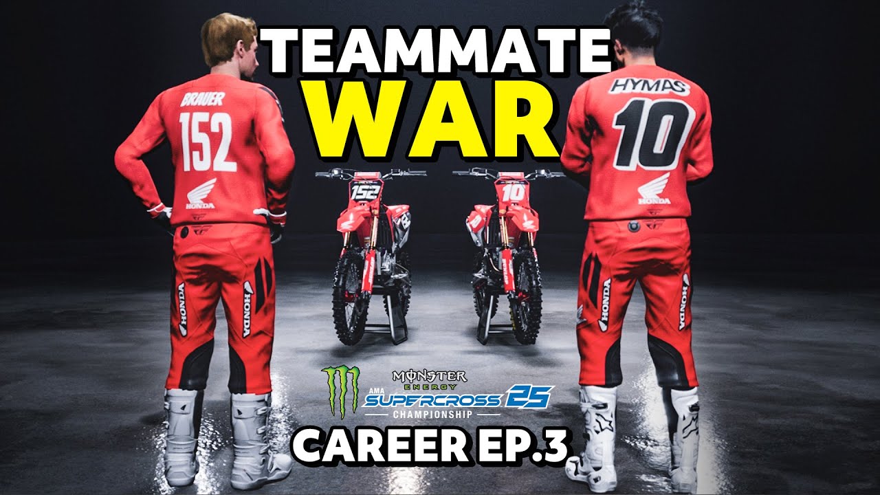 I Have to Beat Him to Stay on the Team! | Supercross 25 Career Mode Ep. 3