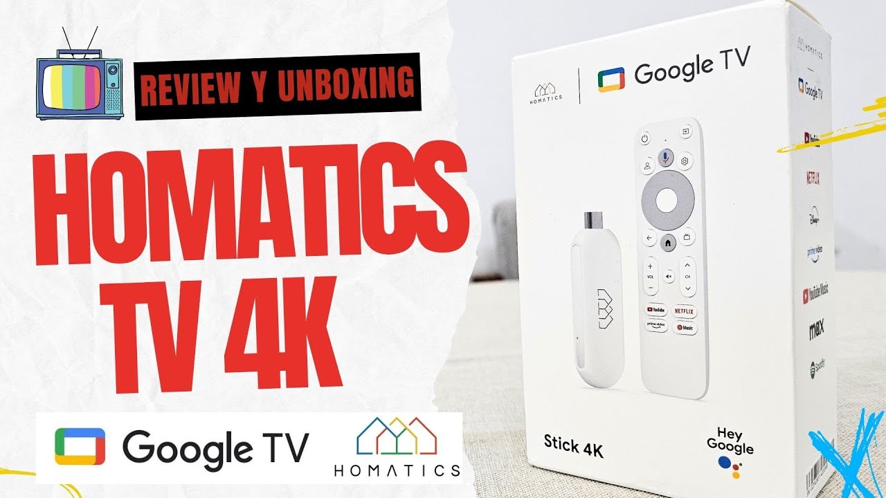 TV BOX HOMATICS STICK 4K 🎬📺: Calidad 4K y Google TV, ¿Funciona Bien? ✅
