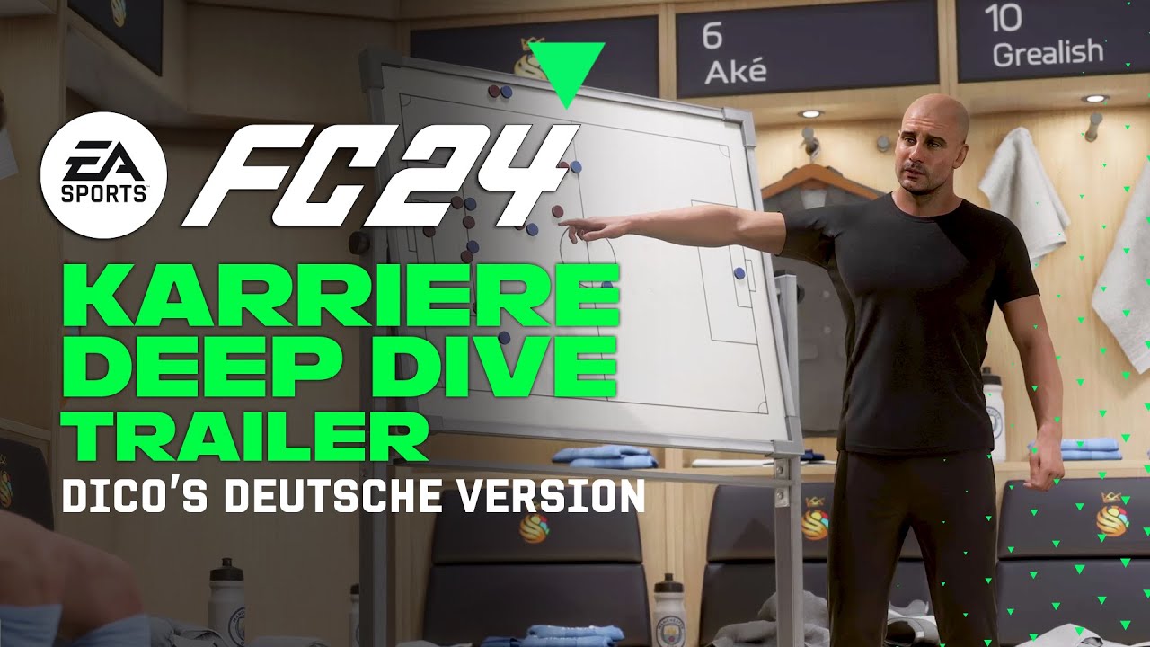 EA SPORTS FC24 | Offizielle KARRIERE Deep Dive Trailer mit DICO's deutscher Version