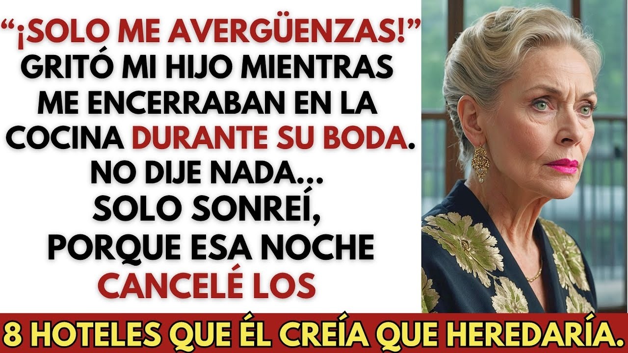 ¡Mi hijo me obligó a quedarme en la cocina en su boda, así que cancelé los 8 hoteles que iba a