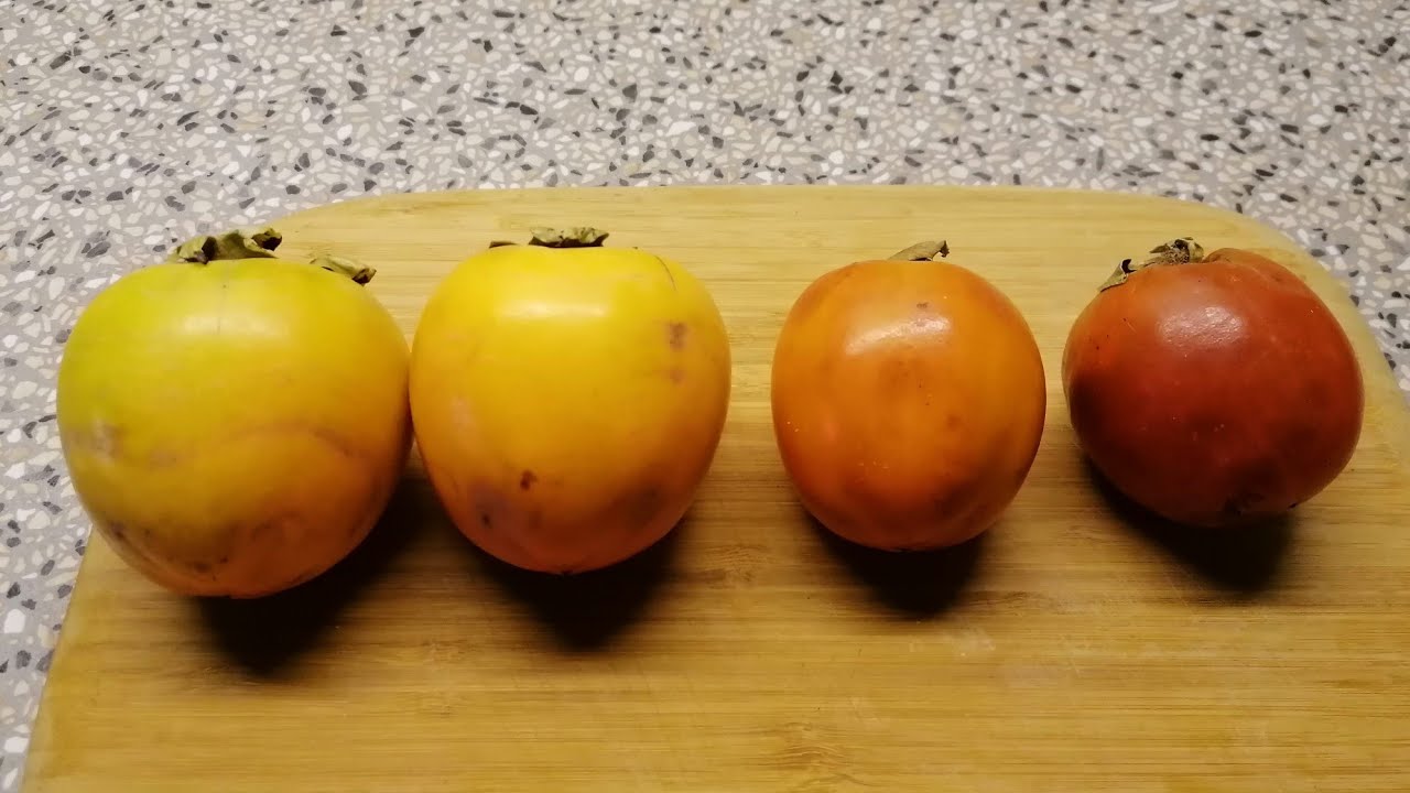 Kaki schälen und essen. Wie und Wann?