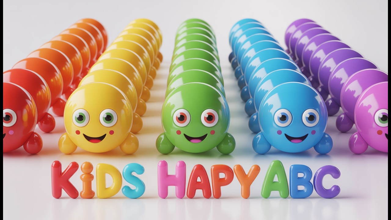 Happy ABC Rainbow Party 🎉🌈 | Learn Letters & Color Names the Fun Way