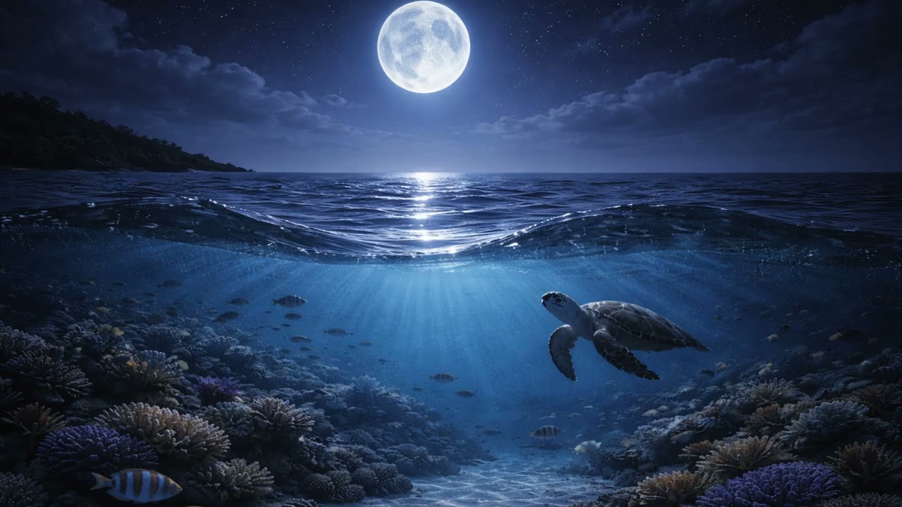 Calm Ocean 3.2Hz | Deep Delta Sleep for Overactive Work Minds | Corporate Wind-Down