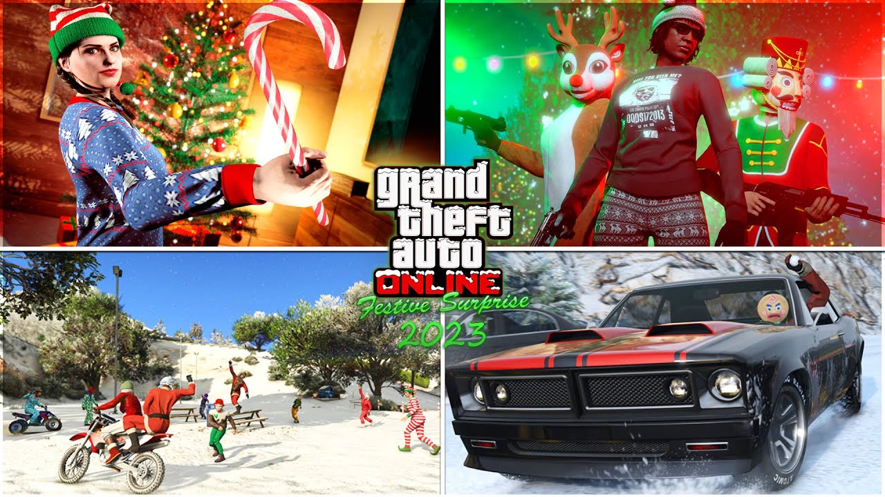 ALL *LIMITED TIME* CHRISTMAS CONTENT IN GTA ONLINE! (Festive Events, Exclusive Clothing & MORE)