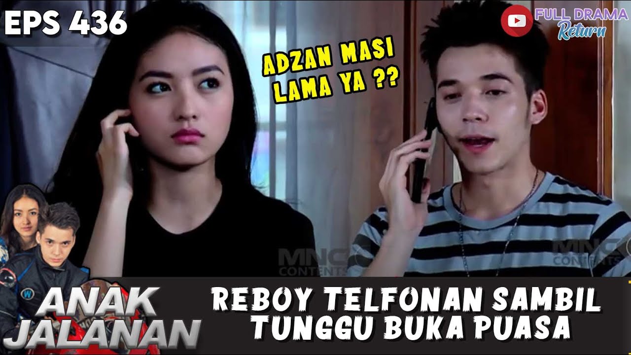 SO SWEET BANGET ! REBOY TELFONAN SAMBIL TUNGGU BUKA PUASA - ANAK JALANAN