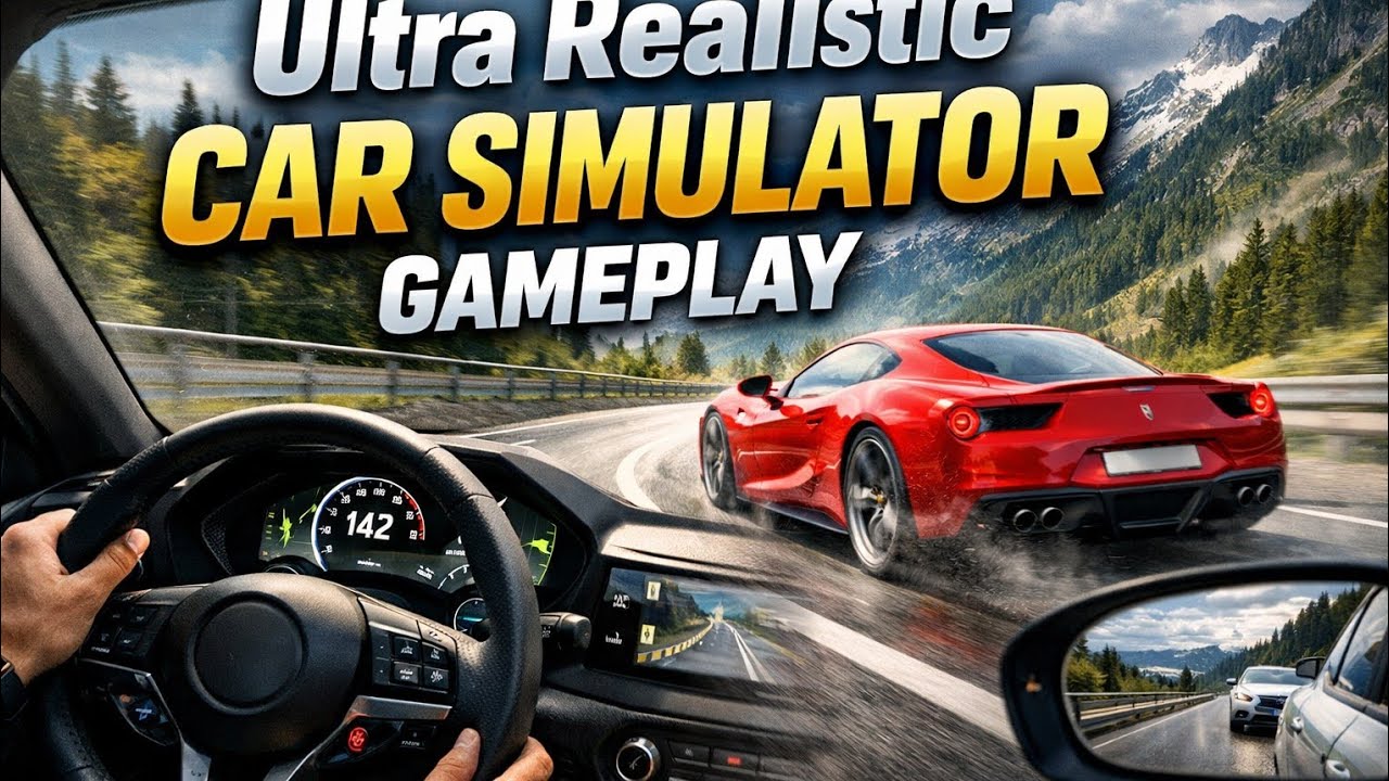 Open World Realistic Car Game 🎮 #beamngdrive 