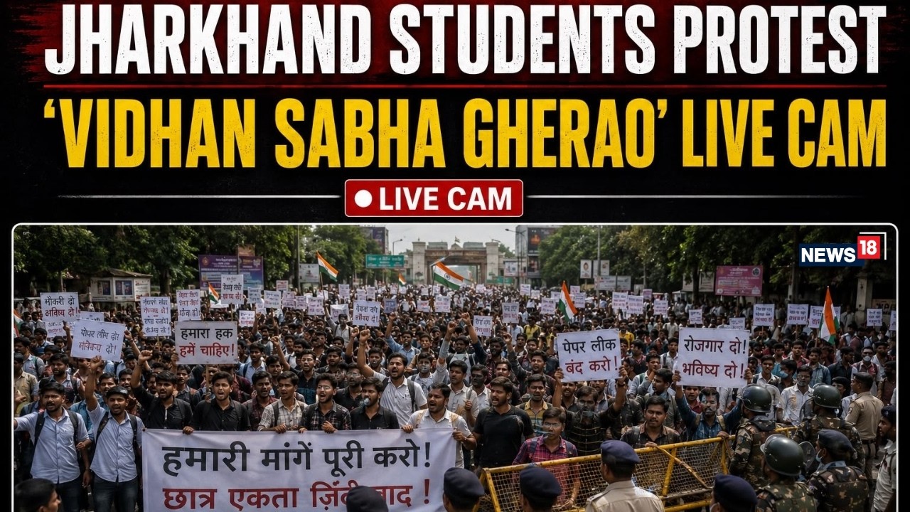 Jharkhand Students Protest LIVE: Assembly March Today Over JPSC-JSSC Recruitment Row | Hemant Soren