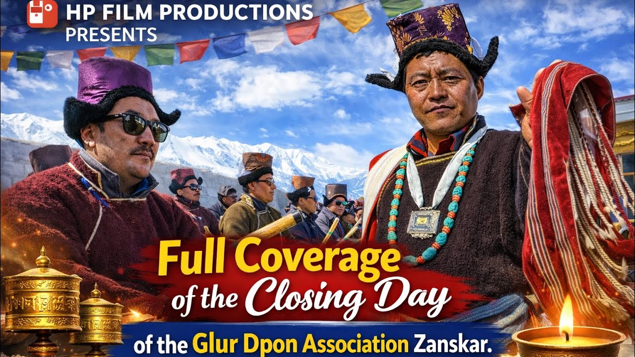 Full coverage of the closing day of the workshop of the Glur Dpon Association Zanskar.