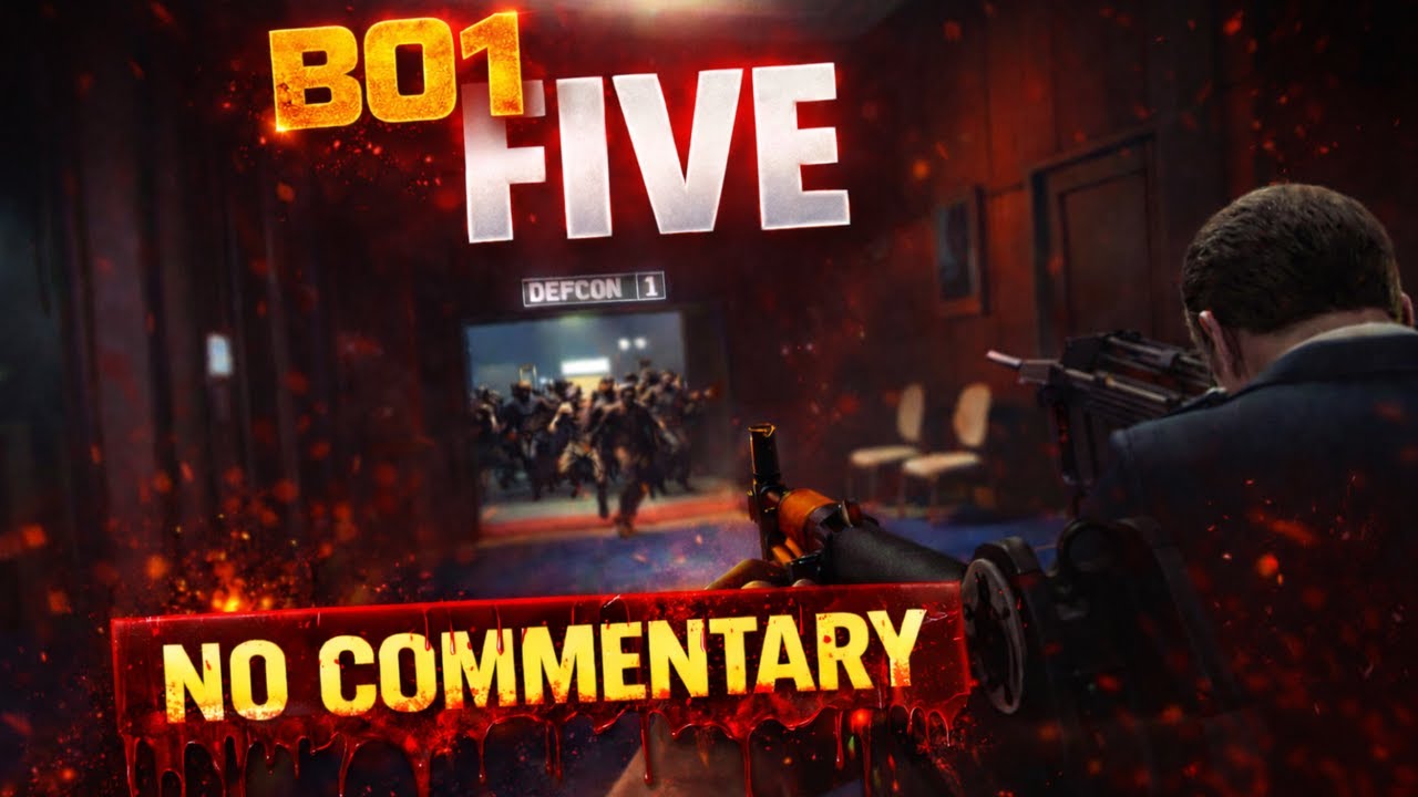BO1 ZOMBIES: FIVE GAMEPLAY (NO COMMENTARY)