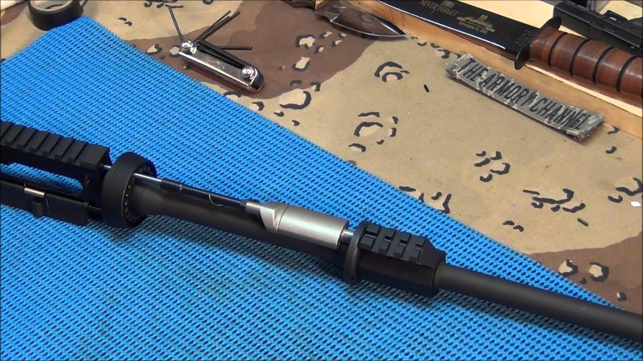 DPMS AR15 series pt 5 gas piston installation
