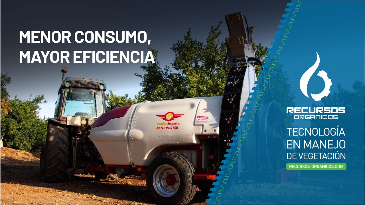 Pulverizadoras Mañez Lozano: menor consumo, mayor eficiencia.