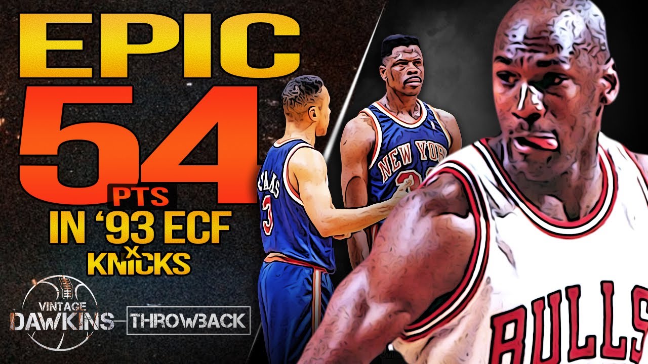 Michael Jordan DESTROYS Knicks In 1993 ECF With 54 PTS 🐐