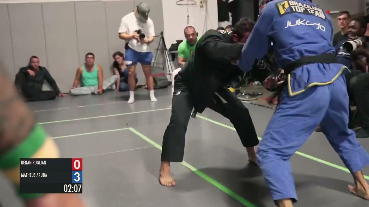 Matheus Aruda [Carlson Gracie Montr&eacute;al] vs Renan Puglian [BTT Canada] (BJJ vs Judo)
