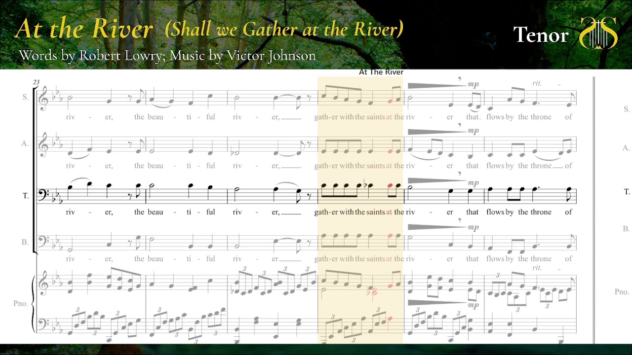 At the River (Shall We Gather at the River) - Tenor