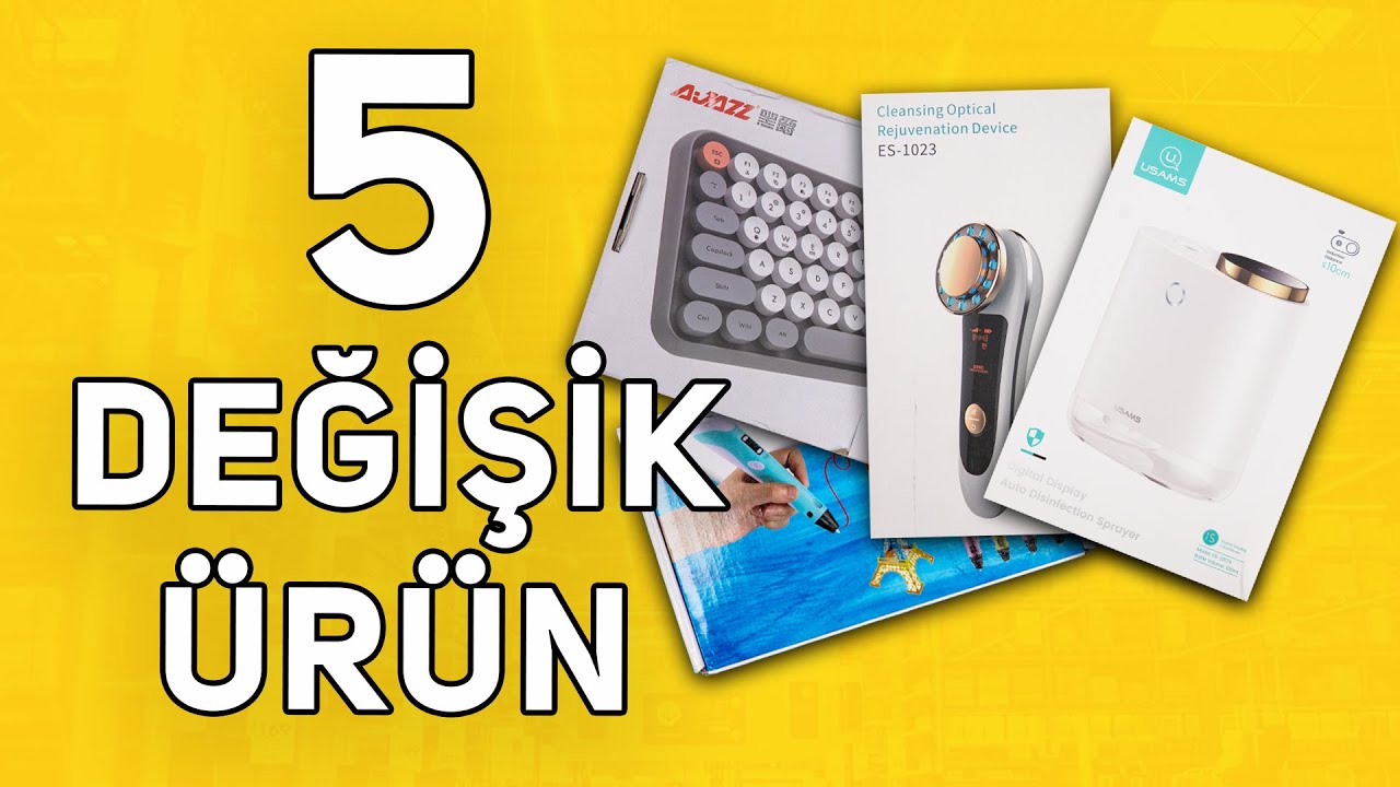 BİRBİRİNDEN DEĞİŞİK 5 ÜRÜN! (+18!)