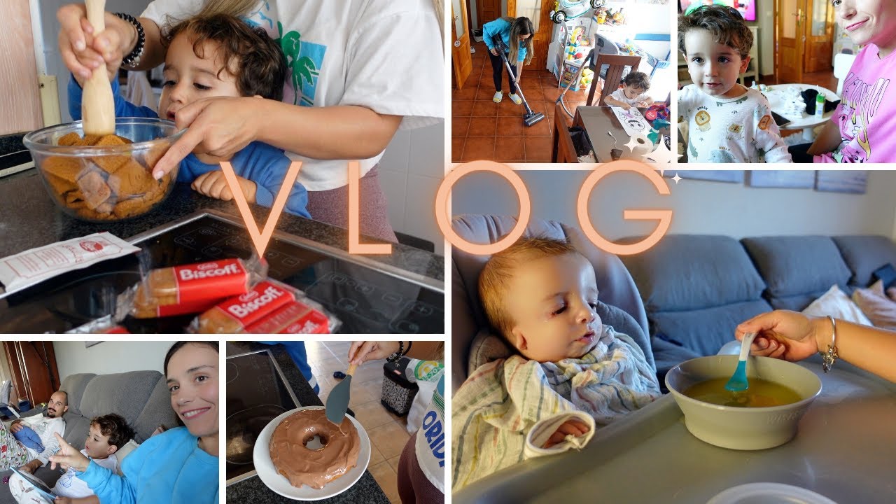 VLOG 🍁 MI BEBÉ empieza con la ALIMENTACIÓN COMPLEMENTARIA 🍊 + RECETA de BIZCOCHO de LOTUS 🤤