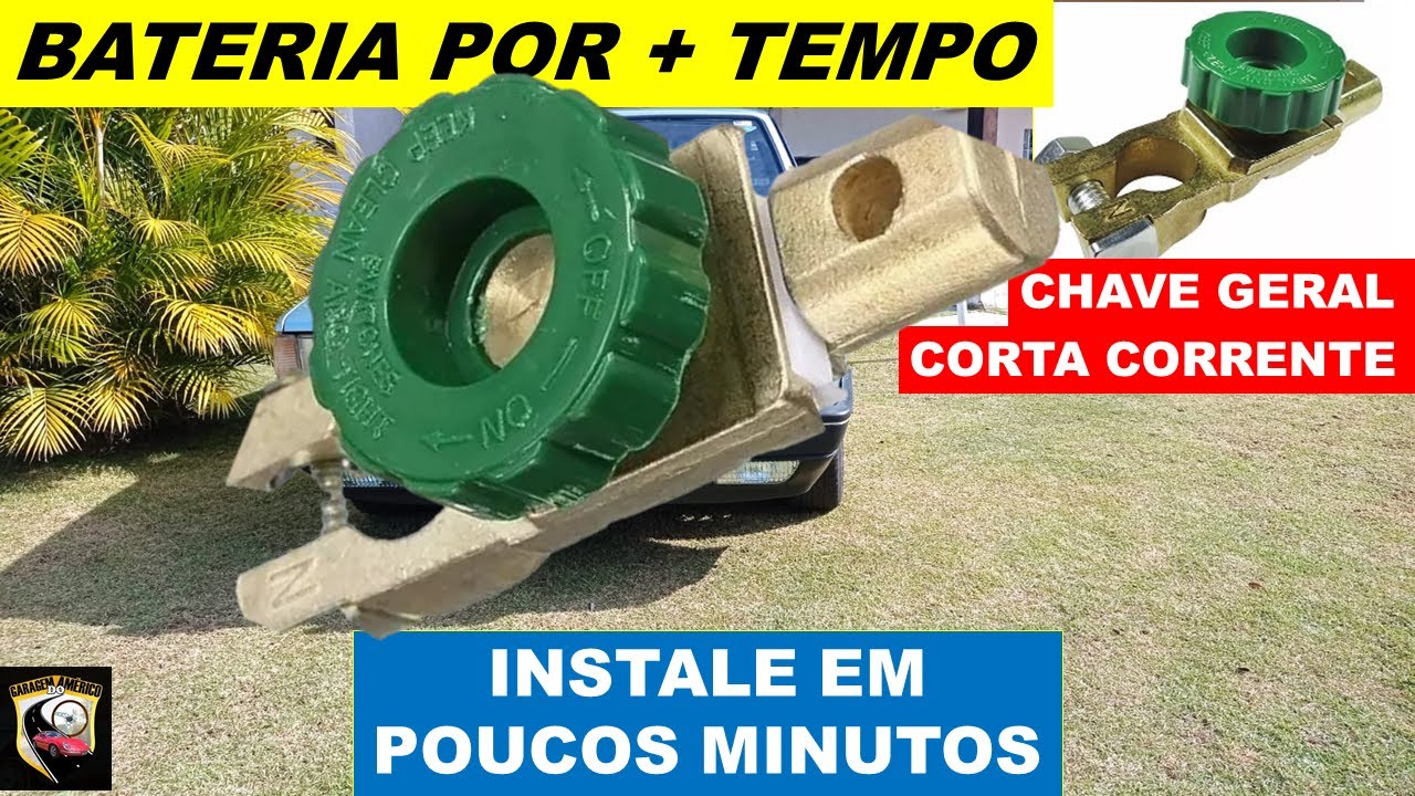 CHAVE GERAL: TERMINAL CORTA CORRENTE COMO INSTALAR