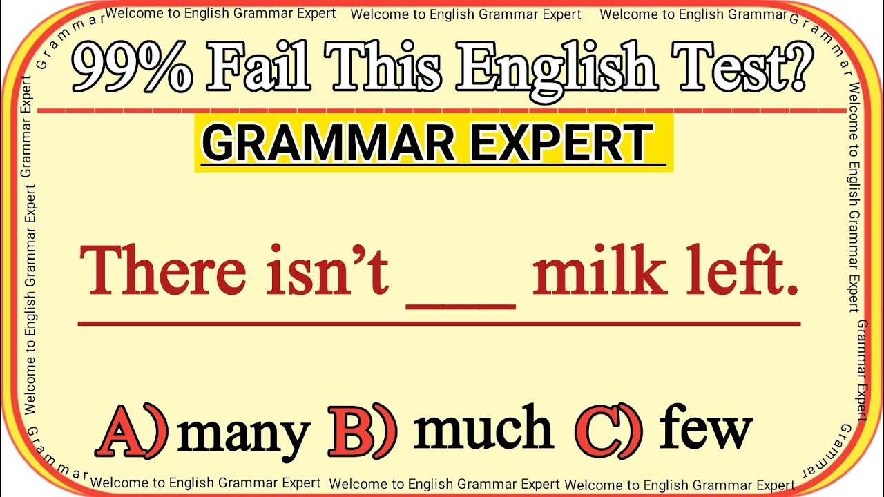 Are You Smarter Than 99% of People? Take This Ultimate Grammar Test!#englishgrammar 