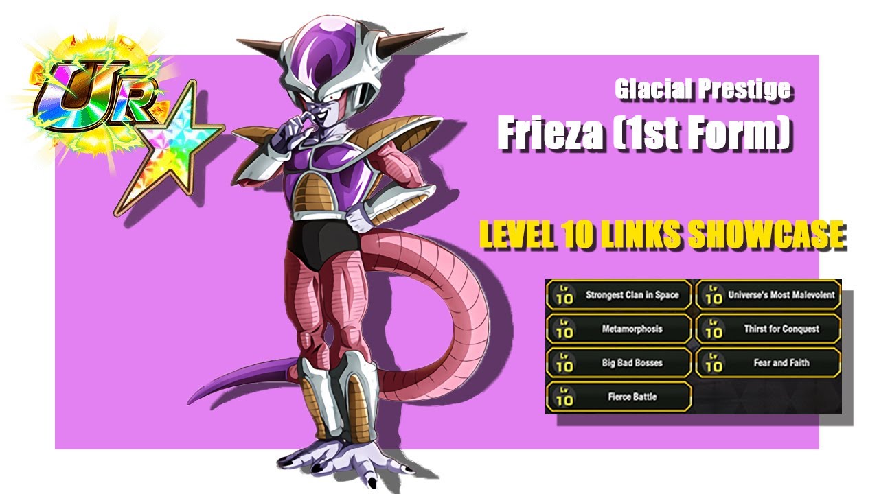 DBZ Dokkan Battle TEQ Transforming Frieza Level 10 Links Rainbow Showcase! VERY UNDERRATED UNIT!