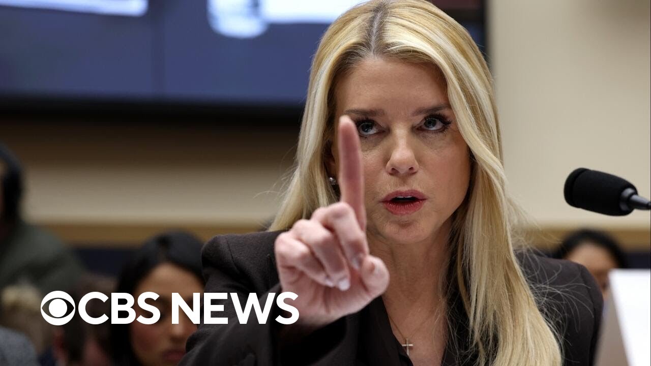 Anger at Pam Bondi hearing over Epstein files redactions and botched release