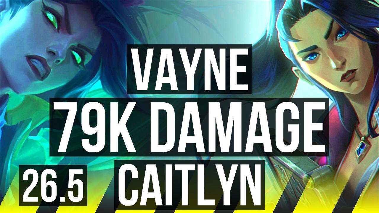 VAYNE & Karma vs CAITLYN & Zoe (ADC) | Good KDA: 25/1/3, 79K damage | EUW Master | 26.5