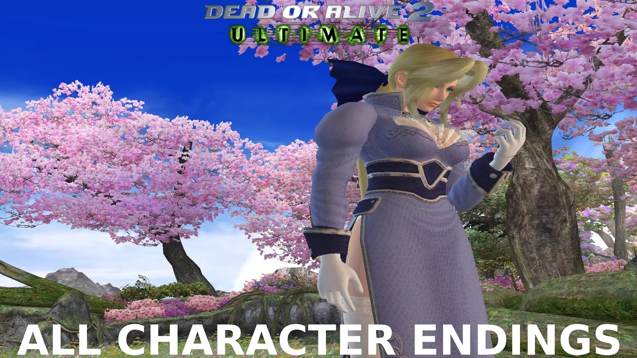 Dead or Alive 2 - Ultimate (All character endings) 4K