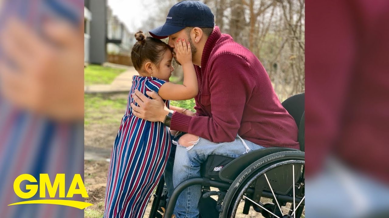 Man paralyzed 7 months before daughter was born says she&rsquo;s his inspiration