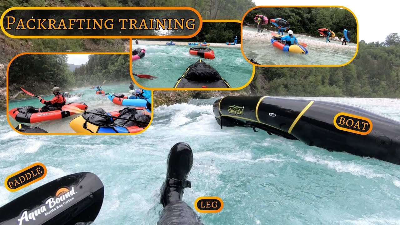 Soča Packrafting Training - First time getting guidance - European Packrafting Meet-up 2024 Slovenia