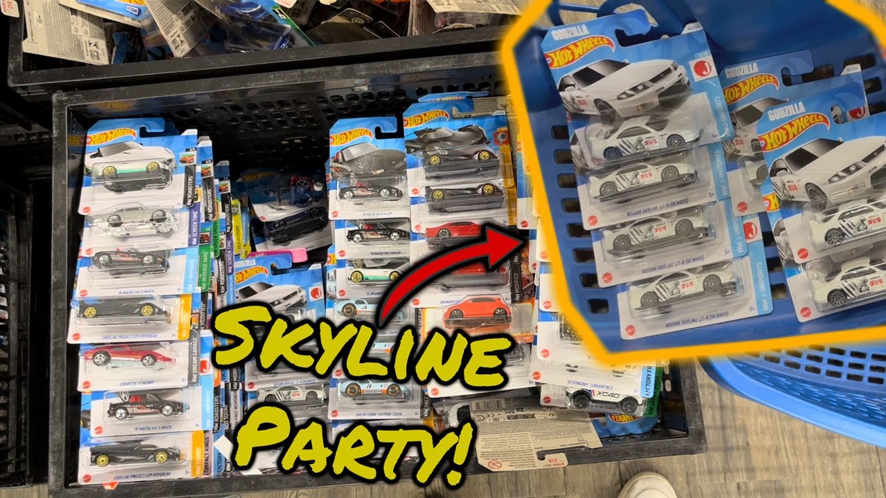 HOT WHEELS NISSAN SKYLINE PARTY beim HOT WHEELS Hunt im TEDI! | Noch mehr Hot Wheels F-Case 2024!