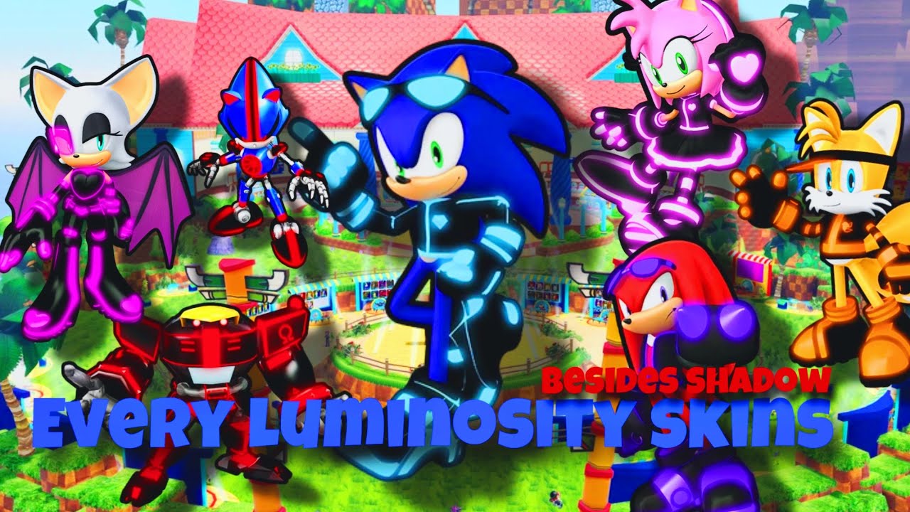 Getting EVERY luminosity skin in Sonic Speed Simulator (besides shadow)