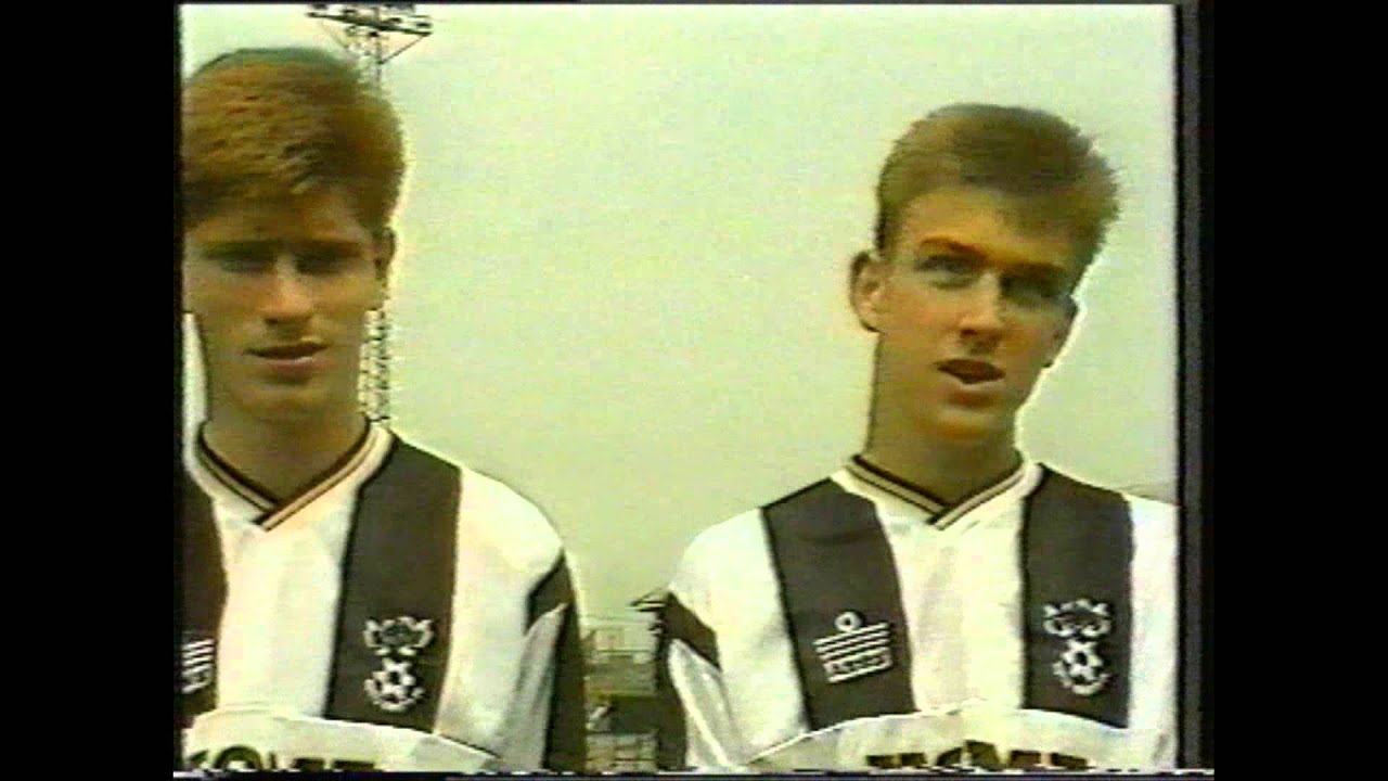 Neil Warnock interviewing Tommy Johnson and Mark Draper 1989